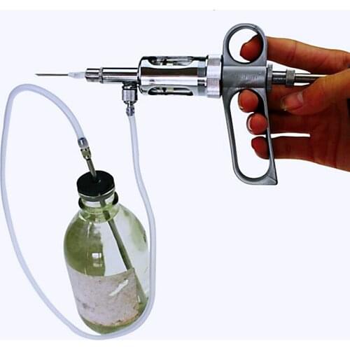 10ml Animal Injection Veterinary Automatic Continuous Dosing Device FeederPig Chicken Sheep FARM COW Vaccine Drinker 2021 New