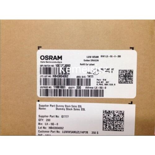 LUW W5AM Osram OSRAM High Power 3W white white cool white with lens protruding head lamp beads