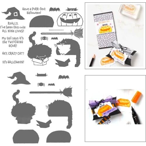 HAT CAT Metal Cutting Dies & Stamps and Dies New Arrival Die Cut Stencils New Scrapbooking Stamping Dies Cutters Christmas