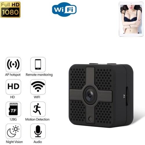 HD 1080P Mini Wireless IP Camera Home Security Video Surveillance Camera Wifi Outdoor Portable Sports Shooting Micro Camcorder