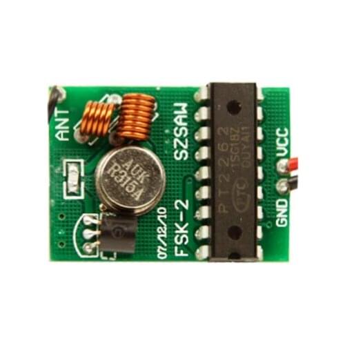 RF wireless transmitter module board with PT2262 encode IC