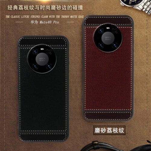 For Huawei Mate 40 Pro Case NOH-NX9 AN00 6.76 Inch Black Red Blue Pink Brown 5 Style Phone Soft TPU Huawei Mate 40 Pro Cover