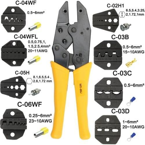 C04WFL C05H C02 C03B C03C C03D C04WF C02H C02H1 Die Sets for C CRIMPING PILER die sets plier modules jaws Free shipping