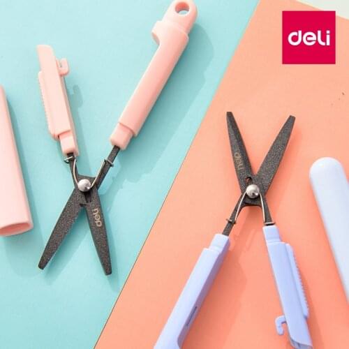 Non-sticky Portable Scissors Foldable Mini Pen-shaped Scissors Letter Opener Paper Cutting Knife 77761 China Stationery