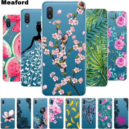 For Samsung M02 Case Transparent Silicone Soft TPU Back Cases For Samsung Galaxy M02 A02 Case Cartoon A 02 Fundas Coque Cover