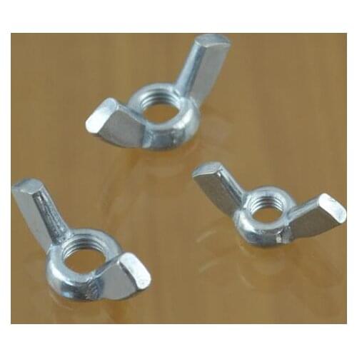 M3 M4 M5 M6 M8 M10 M12 Wing Nut Hand Twist Nuts thumb nut butterfly nut zinc plated Carbon steel DIN315
