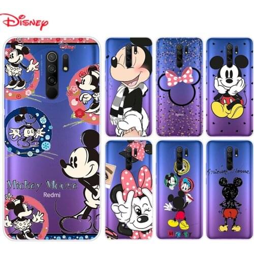 Silicone Cover Minnie Y Mickey For Xiaomi Redmi 9T 9 9C 9A 9AT 9i 8 8A 7 6 Pro 7A 6A 5 5A 4X Plus Phone Case