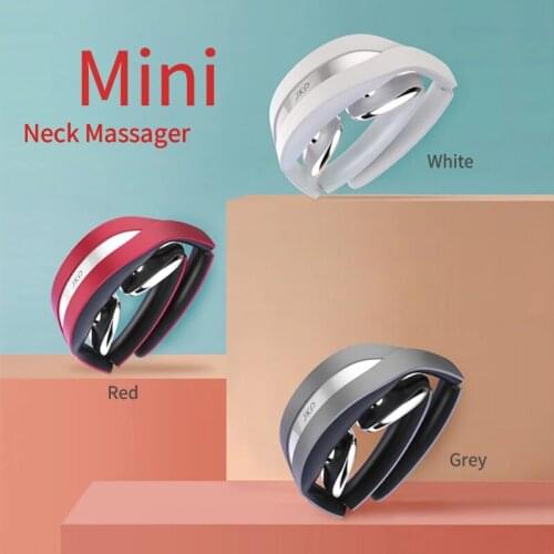 Foldable Neck Massager Electric Massage Heating Pain Relief Tool Health Care Relaxation Cervical Vertebra Portable Physiotherapy