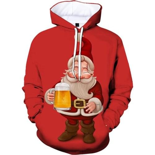 40 # mens and womens sweatshirts unisex couple 3d Christmas printed hoodie shirt oversized winter pullover sweatshirt