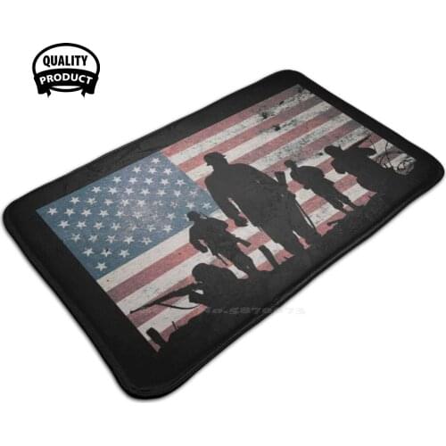 American Flag Thank Military VeteranS Day Shirt Gear 3D Household Goods Mat Rug Carpet Foot Pad Veteran Serviceman
