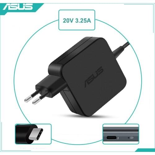 20V 3.25A 65W Type-C Laptop Charger Adapter For Asus ZenBook Flip S UX370UA UX370U UX370 3 UX390 UX390U UX390UA USB-C Cargador