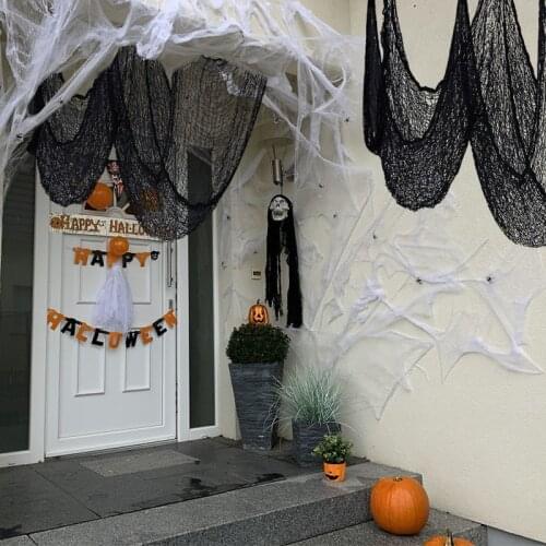 Creepy Cloth For Halloween Decoration Window Table Door Net Spooky Fancy Dress Party Decor Halloween Gauze For Home Decor