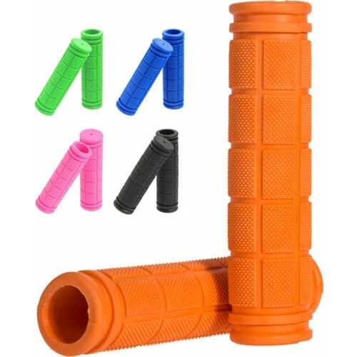 1 PairRubber Bicycle Handlebar Grip Cover Mountain Bike Grips Soft Anti-slip Handlebar for BMX MTB Road Bike Bicycle Accessories