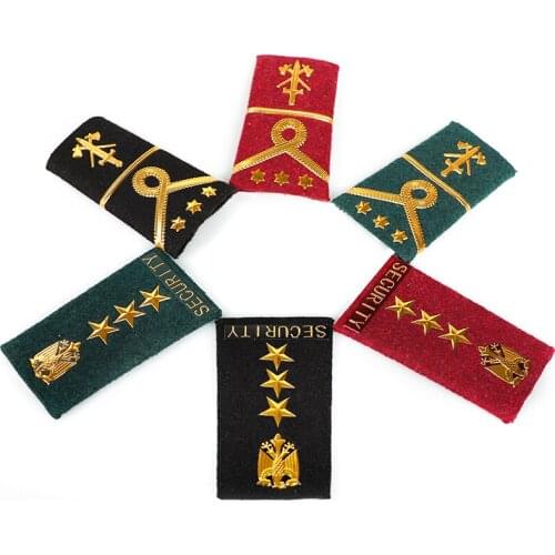 Security Uniform Epaulettes Accessories Polymer Material Shoulder Board Knot Work Clothes Accessory Shoulder Mark Epaulet