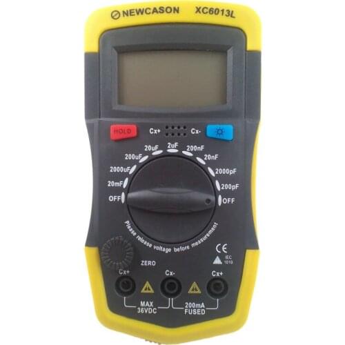 Digtital Capacitance Meter XC6013L Capacitor Tester mF uF Circuit Gauge Capacitance Meter Tester