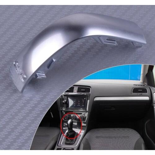 DWCX ABS Silver Car DSG Shift Knob Gear Center Cover Trim Fit for VW Golf MK6 MK7 Passat B7 B8 Jetta MK6