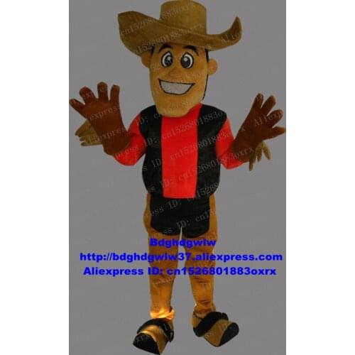 West Cowboy Vaquero Wrangler Gunman Clive Sunset Riders Mascot Costume Adult Cartoon Character Parent-child Activities zx9