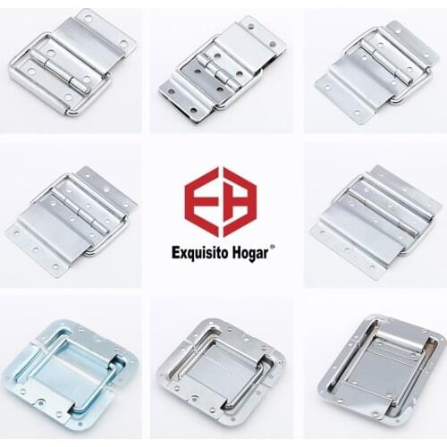 2Pcs Wooden Toolbox Aluminum Cipher Box Aircraft Cabinet Suitcase Support Hinge Box Hinged Suitcase Fitting