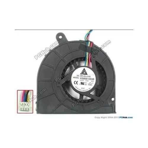 Laptop cooler CPU cooling fan for Asus EeeBox B202 fan BDB05405HHB 7M2E DC5V 0.36A 4wires BDB05405HHB-7M2E