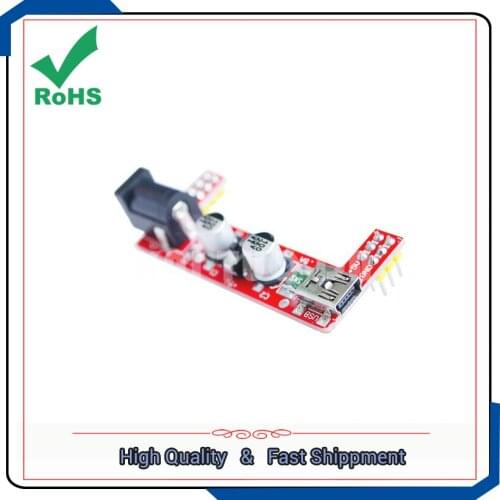B10 Breadboard dedicated dc-dc power supply module 2-way 5V 3.3V red (without bread board) Voltage Regulators