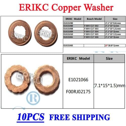 F00VC17503 Diesel Injector Copper Washer F00VC17504 Injection Nozzle Heat Shield F00VC17505 F00RJ01453 F00RJ02175 For Bosch Shim