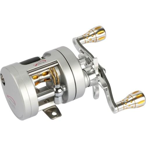 Goture MB100 Metal Trolling Boat Fishing Reel Saltwater Cast Drum Baitcasting Reels 6kg Drag Left Right Hand 9BB Sea Reels