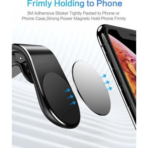 Metal Magnetic Car Phone Holder for IPhone Samsung Xiaomi 360 Air Magnet Stand In Car GPS Mini Air Vent Magnet Mount Stand