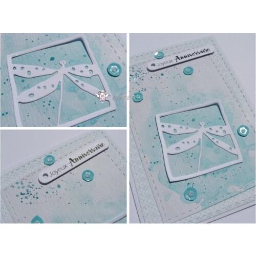 Mmao Crafts Metal Steel Cutting Dies Dragonfly butterfly insect Stencil For DIY Scrapbooking Paper/photo Cards Embossing Dies