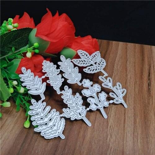 Leaf Set Frame Cut Die Metal Cutting Dies Mold Leaves Scrapbook Embossing Paper Craft Knife Mould