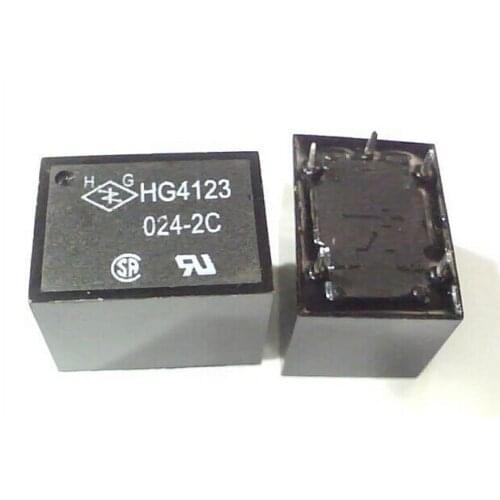 NEW relay HG4123 024-2C HG4123-024-2C 4123 24VDC DC24V DIP5