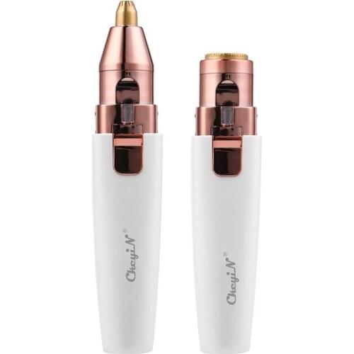 Portable Lady Shaver Mini USB Nose Hair Eyebrow Trimmer Rechargeable Armpit Leg Bikini Trimmer Female Epilator with LED Light 31