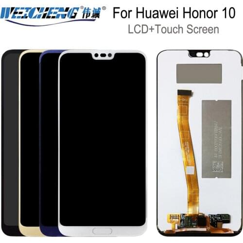 No Fingerprint 5.8''LCD For HUAWEI Honor 10 Display Touch Screen For Huawei Honor 10 LCD Display On Col-L29