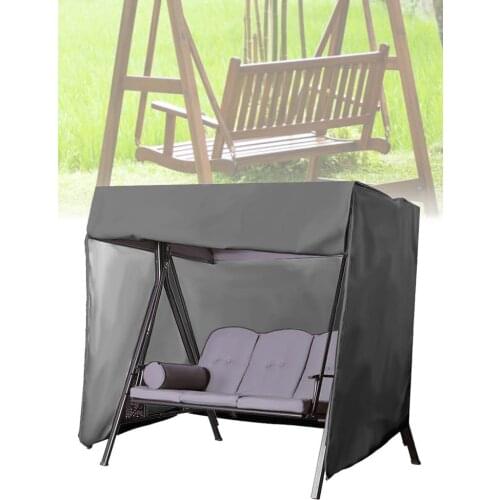 Garden Swing Cover Waterproof Canopy Outdoor Terrace Hanging Chair Covers All Weather Protection Courtyard Hammock Tent Swing