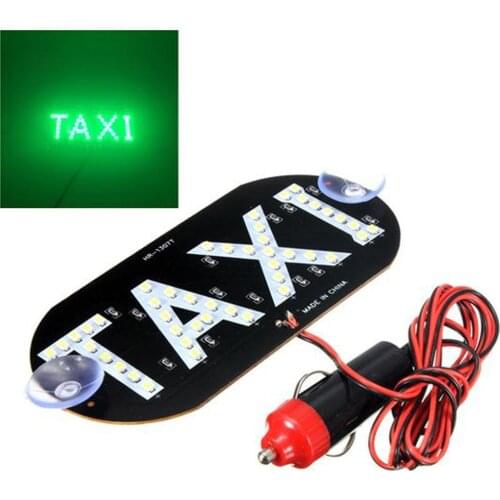 Cigarette-Lighter LED Car Windscreen Cab-Indicator Taxi Lamp Suction Sign Light