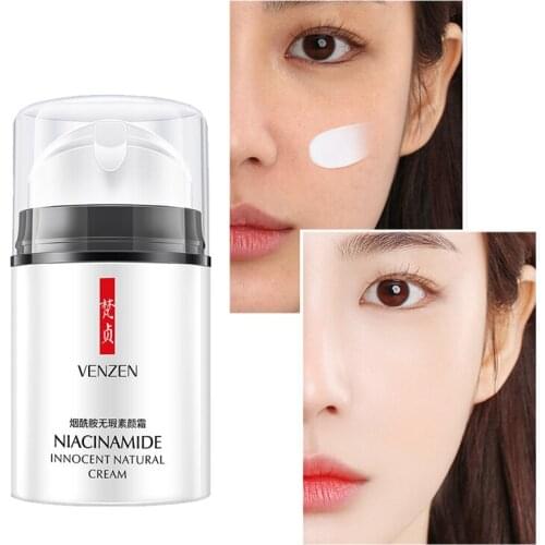 Long Lasting Moisturizing Face Concealer Niacinamide Improve Skin Tone Make Up Primer 50g Whitening Natural Base Makeup Cream