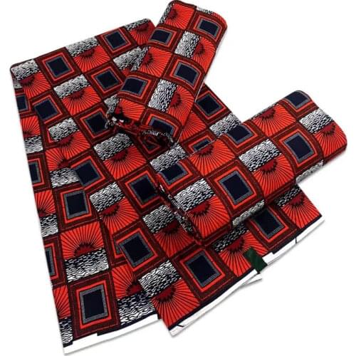 Ankara Fabric African Real Wax Print 100% Cotton New Arrival 2021 Tissus Africain Wax For DIY Dress Costume 6Yards 250207B