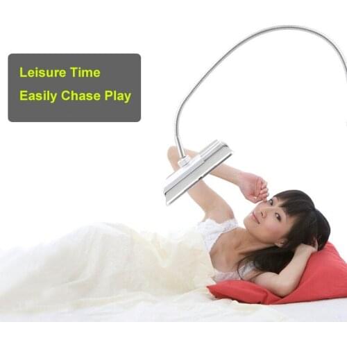 360 Rotation Adjustable 100cm Tablet PC Stand Full Metal Lazy Bed Table Bracket 3.5-10.6 inch smartPhone Holder tablet pc stand