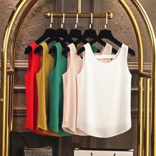 Fashion 2020 Summer Japan style women sweet candy color sexy V-neck chiffon shirts,streetwear basic chiffon blouse tops 5XL 8XL