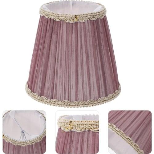 1pc Cloth Art Lamp Shade Lamp Cover Lamp Supply Floor Lamp Accessory