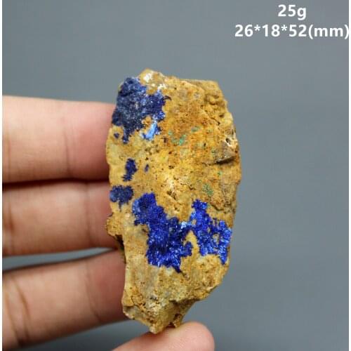 25g Natural beautiful GuiZhou azurite mineral specimen crystal Stones and crystals Healing crystal Free shipping