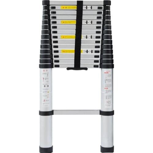 3.8 metrers Tall Household Foldable Aluminium Alloy Ladder Steps Extension Ladders Telescopic Extendable 150kg Bear Weight