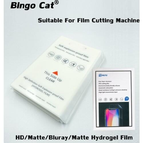 50pc Automatic Repair Wear-resistant Oil-proof Flexible Hydrogel Anti-blue Light Film For Film Plotter Cutter Cutting Machine