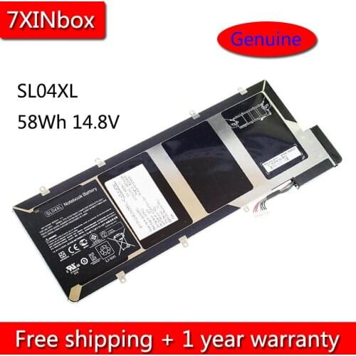 7XINbox 58Wh 14.8V Genuine SL04XL Battery For HP Envy Spectre 14-3000 HSTNN-IB3J 665054-151 665460-001 665054-171 665054-271