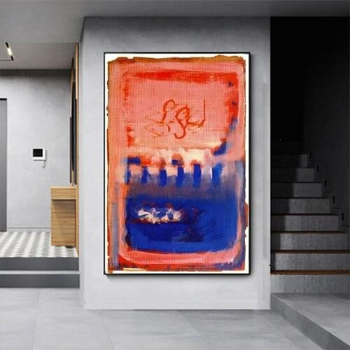 Abstract Colorful Mark Rothko Multiform 1948 Canvas Paintings Poster Print Wall Art Pictures for Living Room Wall Decor Cuadros