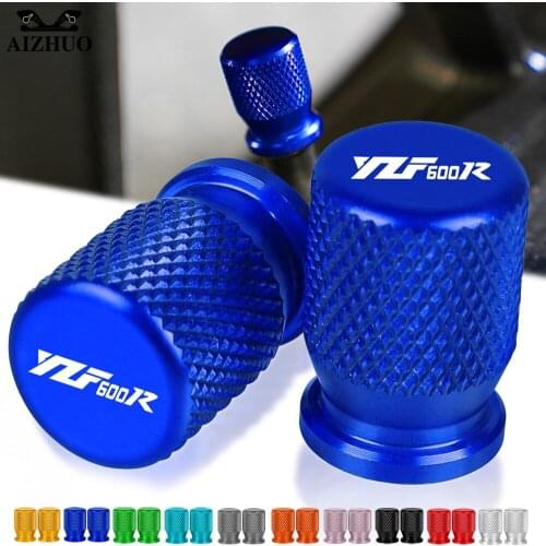 Motorcycle Accessories Tire Valve Air Port Cover Caps CNC Aluminum FOR YAMAHA YZF600R YZF 600R YZF600 R 1997-2008 2007 2006 LOGO
