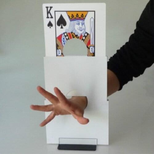 Playing Card Arm Chopper - Stage Magic Tricks,Illusion,Fun,Classic Magic Toys,Party Magia Show,Magician