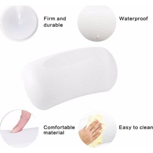 Soft portable waterproof bathtub pillow sucked type non-slip bath pillow Bathtub head pillows