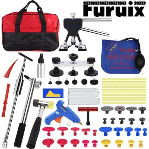 Paintless Dent Repair Puller Tools Dent Puller Slide Hammer T-Bar Tool Dent Removal Pulling Tabs for Car Auto Body