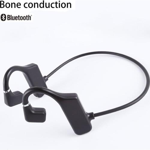 Bone Conduction Headphones Bluetooth-compatible Wireless Waterproof Comfortable Ear Hook Light Weight Not In-ear Sports Earphone