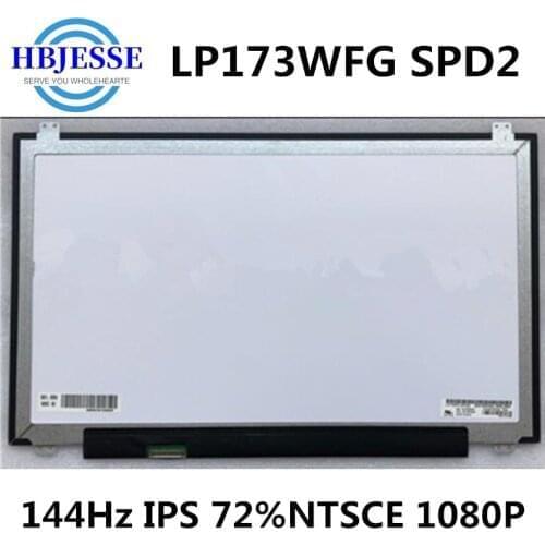 NEW 17.3 inch LP173WFG-SPD2 LP173WFG SPD2 144Hz 72% NTSC Laptop LCD display Screen FHD 1920*1080 EDP 40 pins